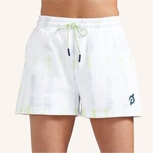 PELOTON Tie Dye Cotton Drawstring Sweat Shorts